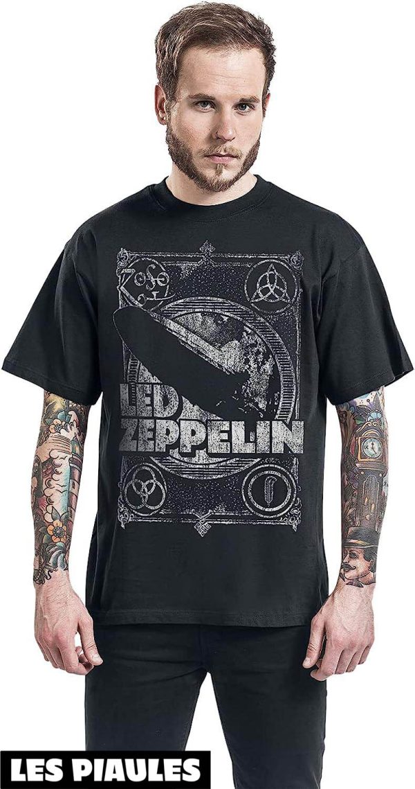 Led Zeppelin T-Shirt Shook Me Rock Band Music Vintage Tee