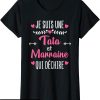 Marraine T-Shirt Je Suis Une Tata Qui Dechire Cadeau