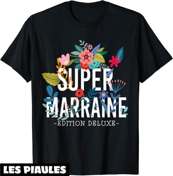 Marraine T-Shirt Super Marraine Annonce De Grossesse