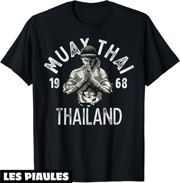 Muay Thai T-Shirt Cadeau D’entrainement Thailand Vintage