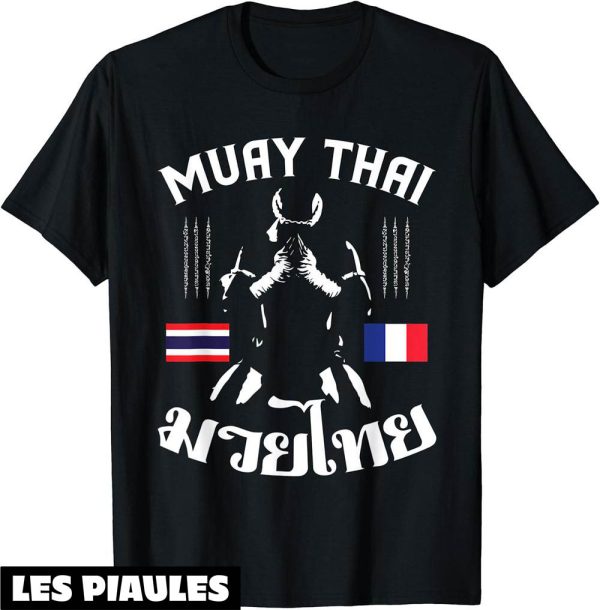 Muay Thai T-Shirt France Drapeau Francais Arts Martiaux