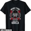 Muay Thai T-Shirt Gorilla Thailande Boxe Thailandaise