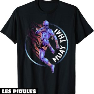 Muay Thai T-Shirt Squelette Arts Martiaux De Combat Muay Thai T-Shirt Squelette Arts Martiaux De Combat