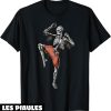 Muay Thai T-Shirt Squelette Boxe Karate Arts Martiaux