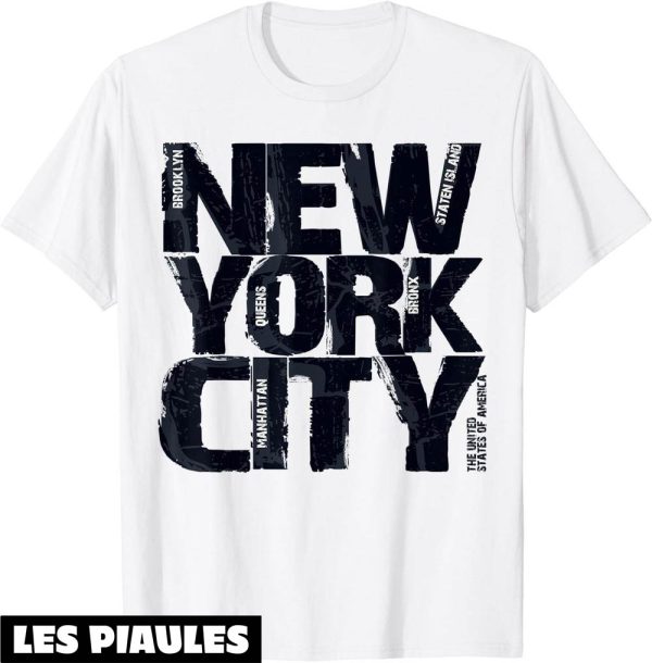 New York T-Shirt Tenue New York New Look I Love NYC