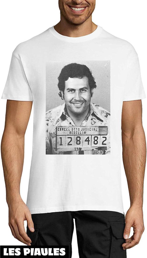 Pablo Escobar T-Shirt Generique El Medellin Mugshot