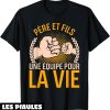 Pere Fils T-Shirt Papi Bonne Papa Vintage Fete Des Pere