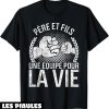 Pere Fils T-Shirt Papi Humour Fete Des Pere Et Fils