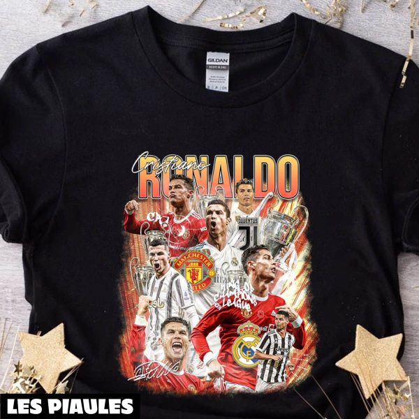 Ronaldo T-Shirt Cristiano Ronaldo Cr7 Portuguese Soccer Fan