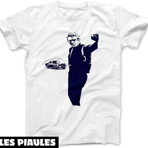 Steve McQueen T-Shirt Bullitt Inspired Acteur Americain