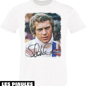 Steve McQueen T-Shirt Film Le Mans Acteur Americain