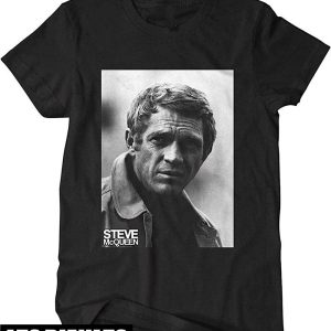 Steve McQueen T-Shirt Film Le Mans Blob Mustang Mr Cool