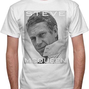 Steve McQueen T-Shirt Regard Action Movie Star Tee