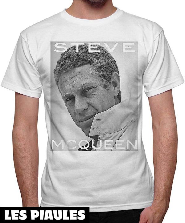 Steve McQueen T-Shirt Regard Action Movie Star Tee