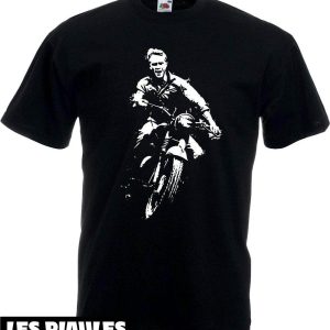 Steve McQueen T-Shirt The Great Escape Brit Film Movie Star
