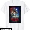 Stranger Things T-Shirt Group Shot Illustrated Poster