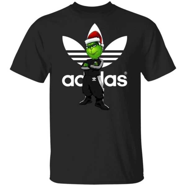 Christmas Santa Grinch Adidas shirt Shirt Sweatshirt Hoodie Long Sleeve Tank