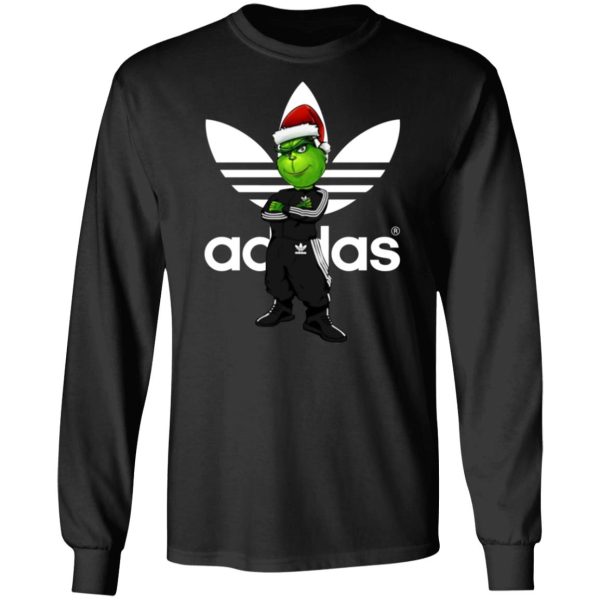 Christmas Santa Grinch Adidas shirt Shirt Sweatshirt Hoodie Long Sleeve Tank