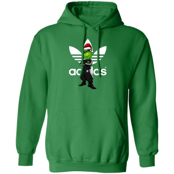 Christmas Santa Grinch Adidas shirt Shirt Sweatshirt Hoodie Long Sleeve Tank