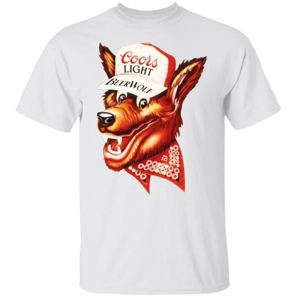 Coors Light Beer Wolf Shirt Sweatshirt Hoodie Long Sleeve Tank