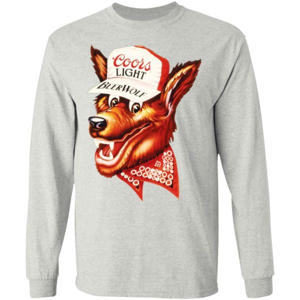 Coors Light Beer Wolf Shirt Sweatshirt Hoodie Long Sleeve Tank