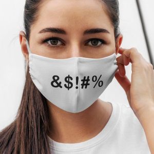 Cursing Face Mask Shirt Sweatshirt Hoodie Long Sleeve Tank