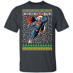 DC Comic Superman Santa Hat Ugly Christmas Sweatshirt Shirt Sweatshirt Hoodie Long Sleeve Tank DC Comic Superman Santa Hat Ugly Christmas Sweatshirt Shirt Sweatshirt Hoodie Long Sleeve Tank