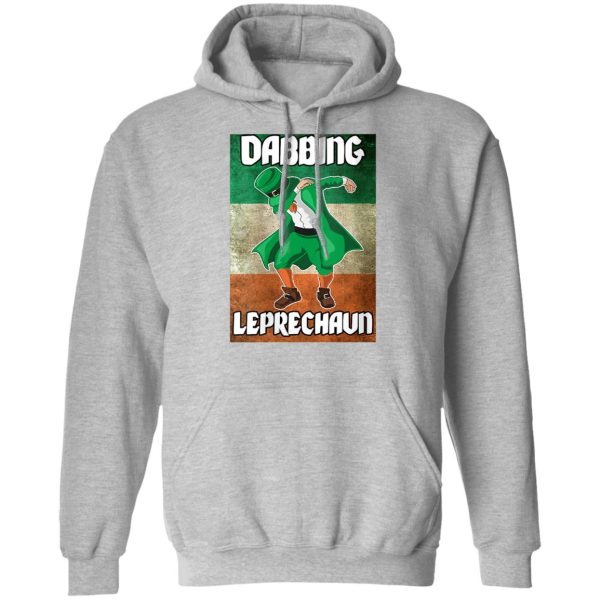 Dabbing Leprechaun Funny St Patrick’s Day Irish Flag Shirt Shirt Sweatshirt Hoodie Long Sleeve Tank