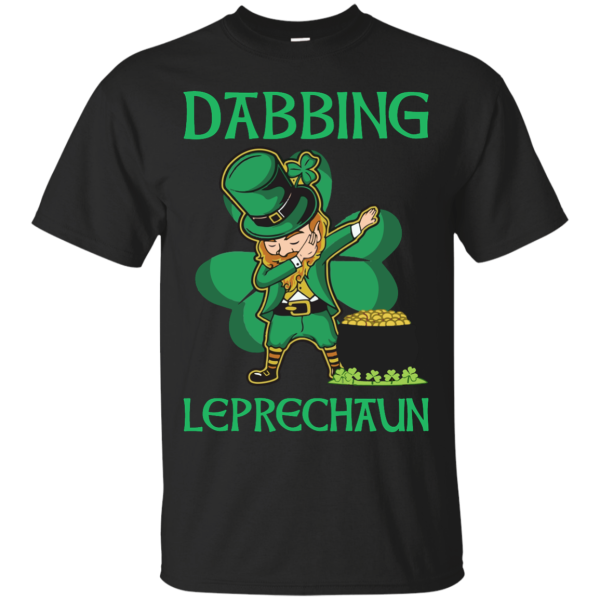 Dabbing Leprechaun St Patricks day Shirt Sweatshirt Hoodie Long Sleeve Tank