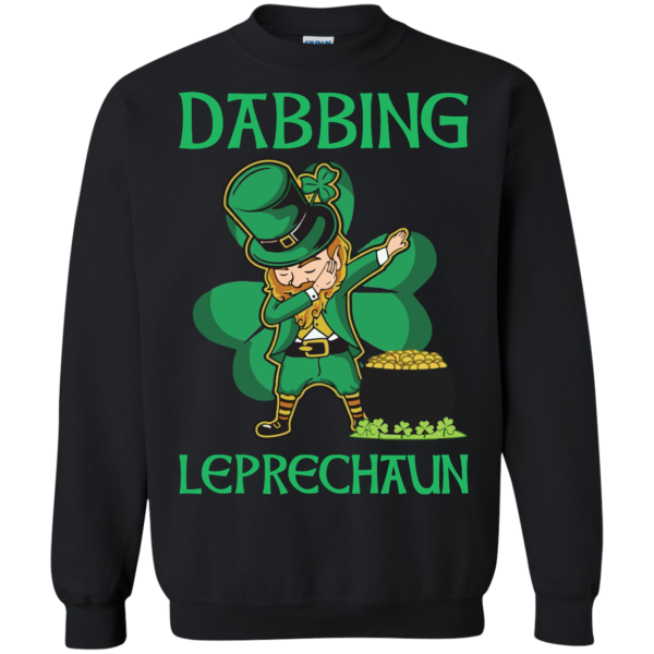 Dabbing Leprechaun St Patricks day Shirt Sweatshirt Hoodie Long Sleeve Tank