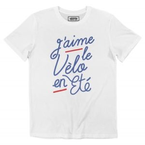 T-Shirt J’aime Le Velo En Ete T-Shirt J’aime Le Velo En Ete