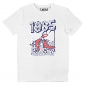 T-shirt 1985 – Illustration Roller Quad Vintage Grafitee