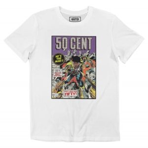T-shirt 50 Cent – Tee-shirt Fifty Cent en Super-Heros  Grafitee