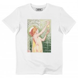 T-shirt Absinthe Robette – Tee-shirt Publicite Vintage Robette  Grafitee