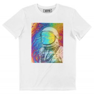 T-shirt Acid Cosmonaut – Tshirt Tendance Astronaute Colore