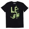 T-shirt Affiche L-E-O-N – Couleur Vert Laser Film Leon