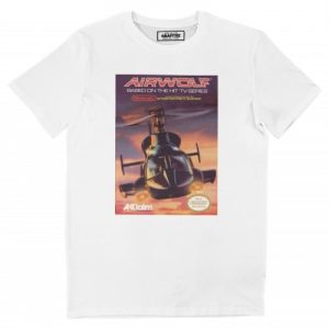 T-shirt Airwolf – Tshirt Jeu Video Supercopter Nintendo