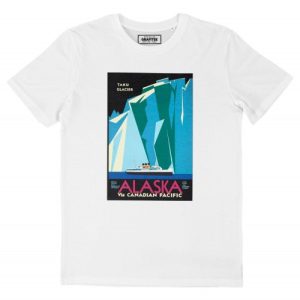 T-shirt Alaska Glacier – Tshirt Illustration Pub Alaska