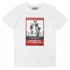 T-shirt Ali vs. USA – Mohamed Ali vs. Statue de la Liberte