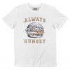 T-shirt Always Hungry – Hamburger Illustration Vintage