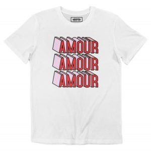 T-shirt Amour Amour Amour – Tshirt Coupe Homme