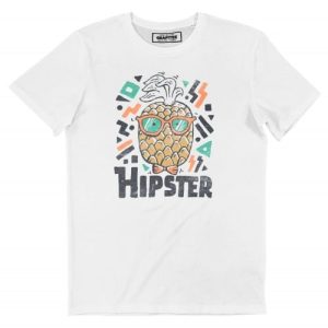 T-shirt Ananas Hipster  Fruit Hipsterise