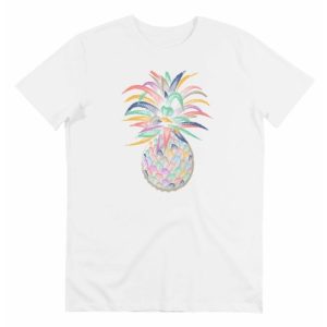 T-shirt Ananas Multicolore – Tshirt Dessin d’Ananas Colore
