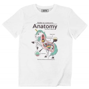 T-shirt Anatomie De La Licorne – Dessin Humour Unicorn