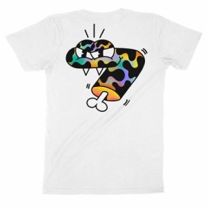T-shirt Angry Snake Serpent Street Art