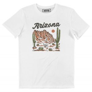 T-shirt Arizona – Illustration Style Westerne