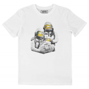 T-shirt Astro Simpsons – Tshirt Astronautes Famille Simpson