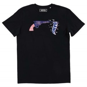 T-shirt Bang! – Dessin Revolver et Fagnon Bang