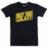 T-shirt Best Dad In The Galaxy – Calligraphie Star Wars
