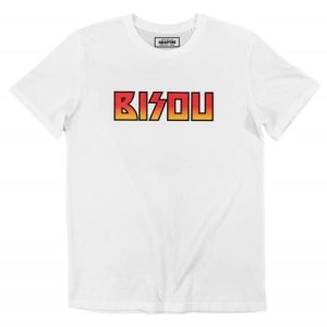 T-shirt Bisou Kiss  – Tee-shirt Parodie Logo Kiss